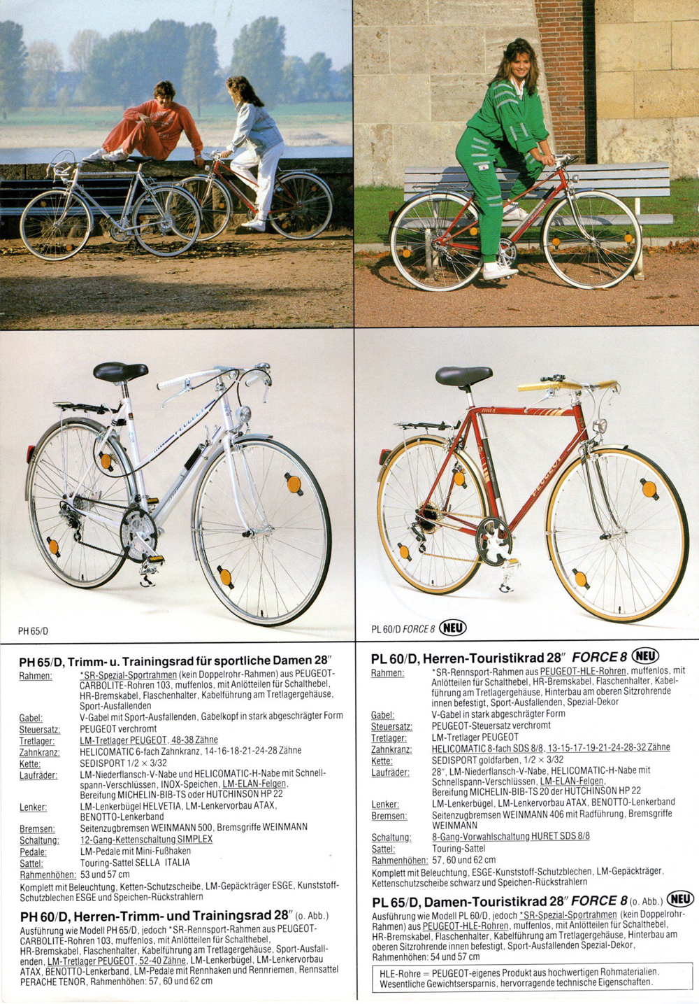 Peugeot 1986 Brochures